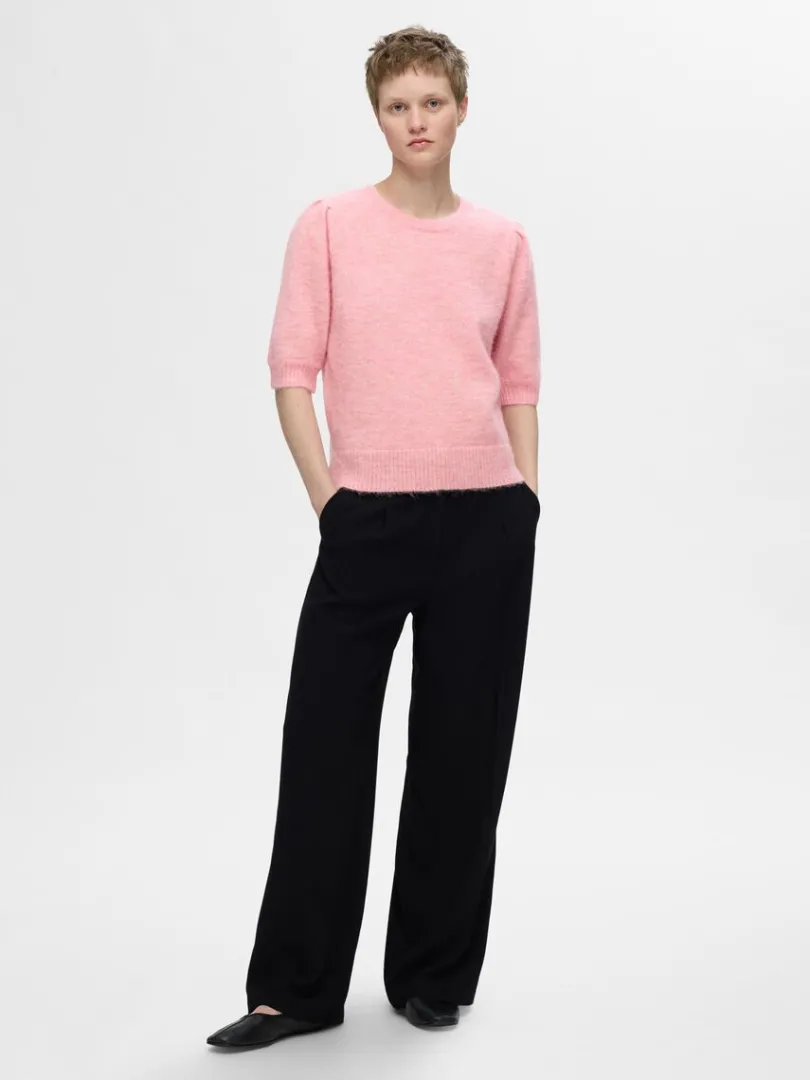 kortrmet_strikket_top_1-1.webp Strik>SELECTED KORTÆRMET STRIKKET TOP Pink
