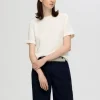 T-shirts>SELECTED KORTÆRMET T-SHIRT White