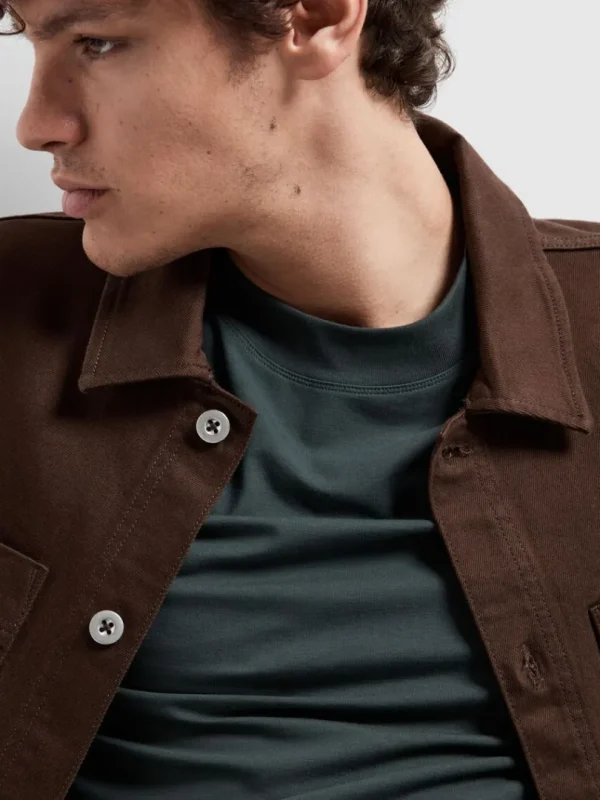 T-shirts>SELECTED KORTÆRMET T-SHIRT Grey