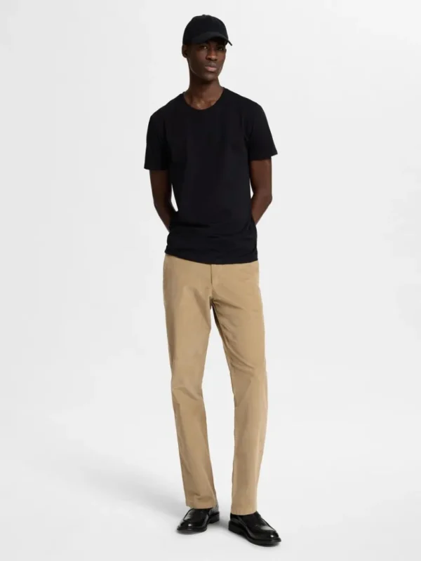 T-shirts>SELECTED KORTÆRMET T-SHIRT Black