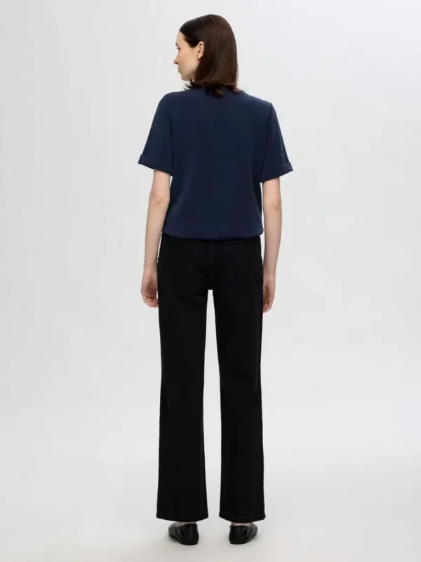 T-shirts>SELECTED KORTÆRMET T-SHIRT Blue