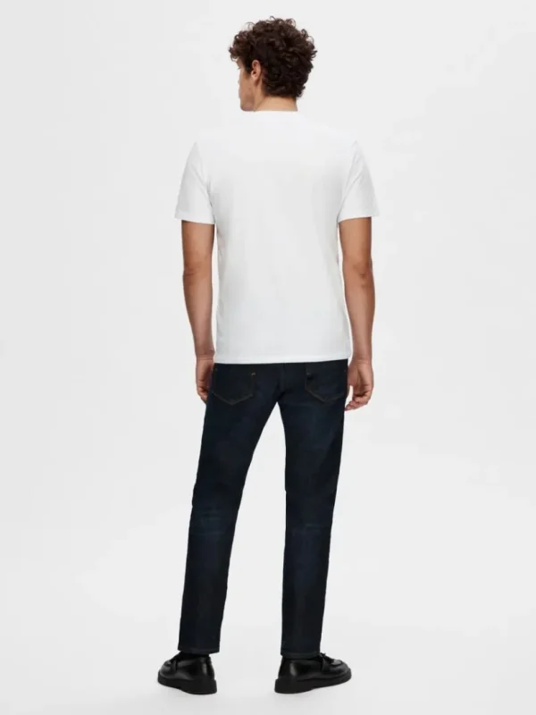 T-shirts>SELECTED KORTÆRMET T-SHIRT White