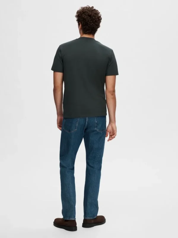 T-shirts>SELECTED KORTÆRMET T-SHIRT Grey