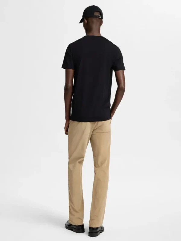 T-shirts>SELECTED KORTÆRMET T-SHIRT Black