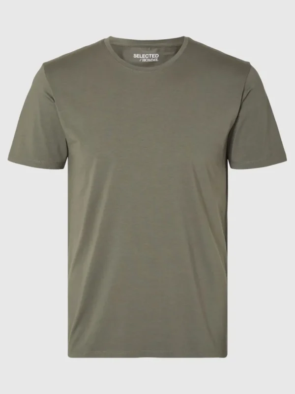 T-shirts>SELECTED KORTÆRMET T-SHIRT Green