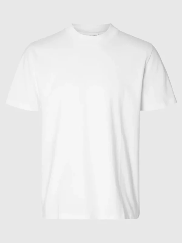 T-shirts>SELECTED KORTÆRMET T-SHIRT White