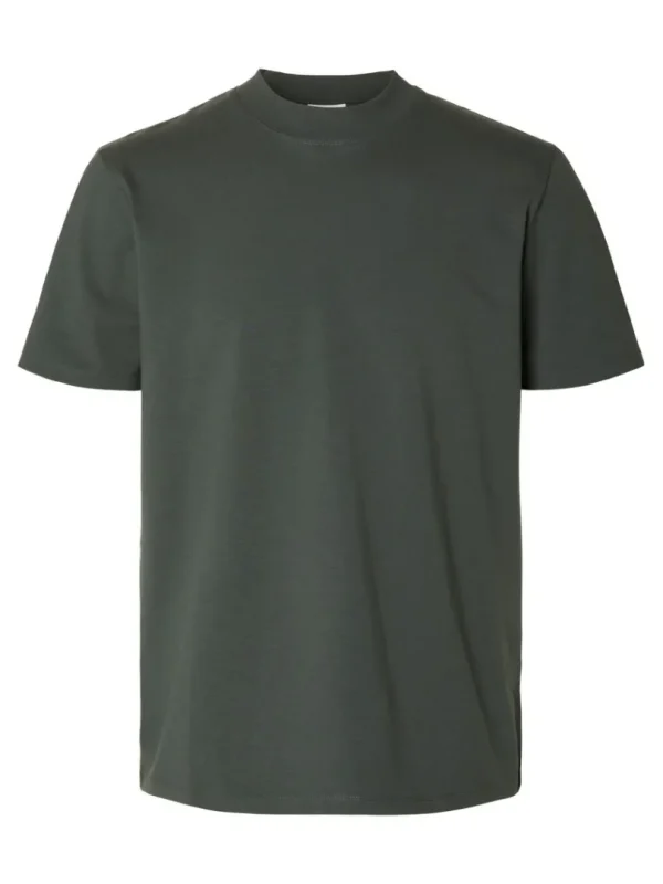 T-shirts>SELECTED KORTÆRMET T-SHIRT Grey