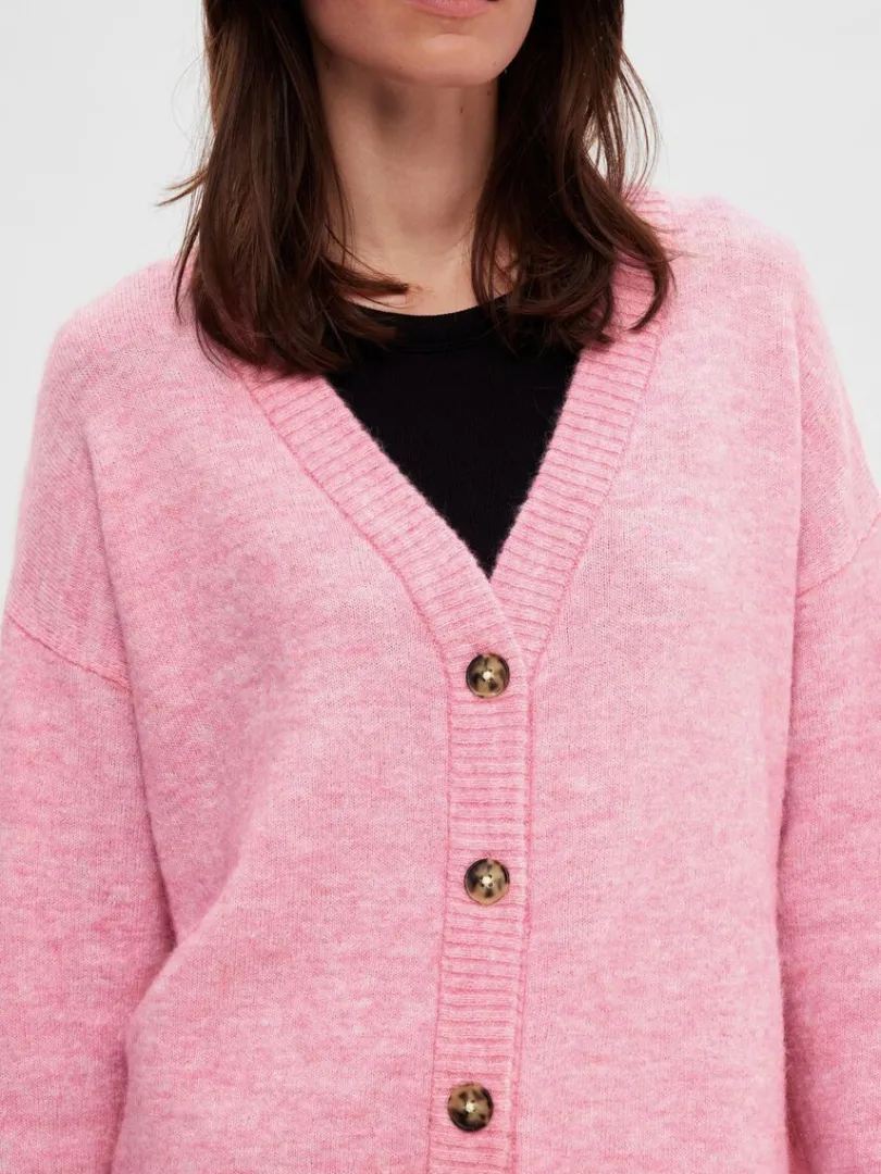 lang_cardigan_3.webp Strik>SELECTED LANG CARDIGAN Pink
