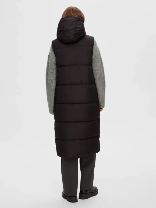 Overtøj>SELECTED LANG DYNEVEST Black