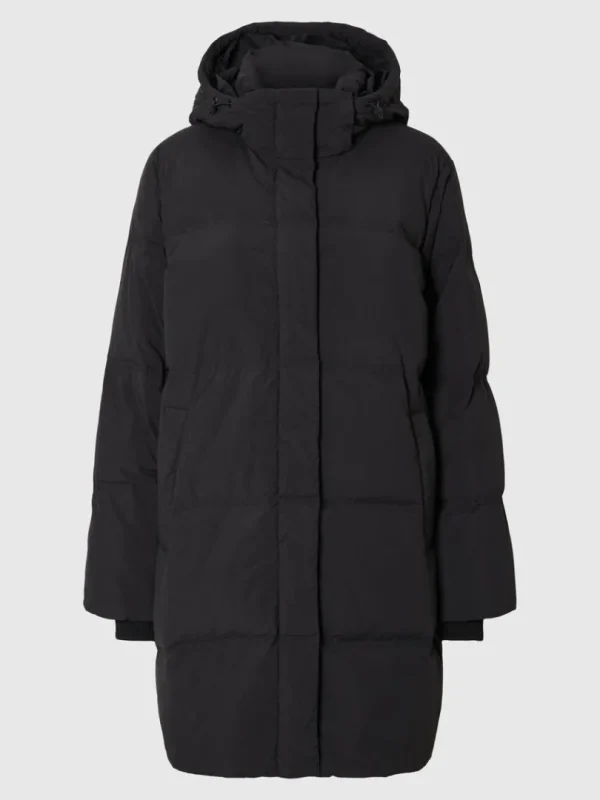 Overtøj>SELECTED LANG PUFFERJAKKE Black