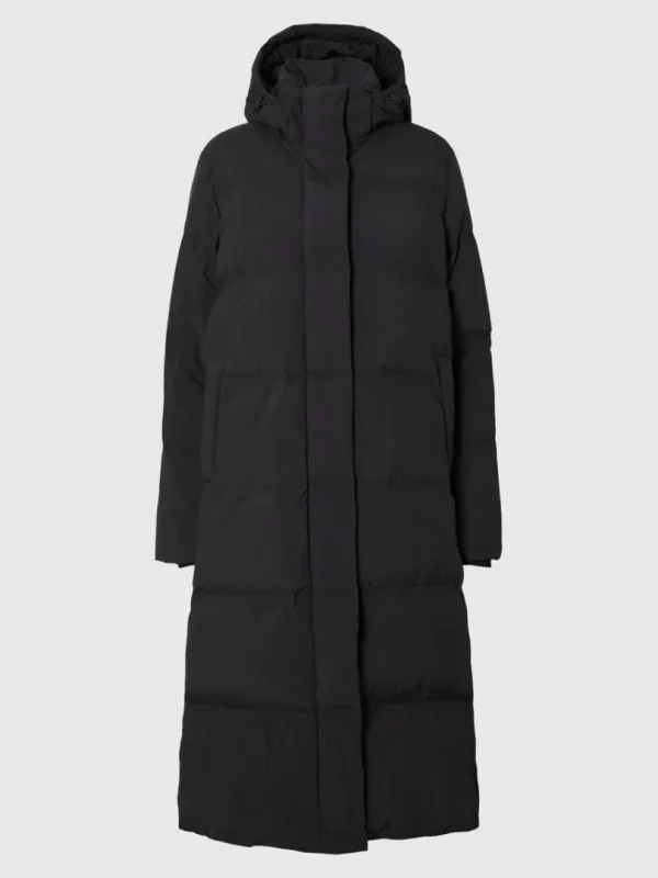 Overtøj>SELECTED LANG PUFFERJAKKE Black