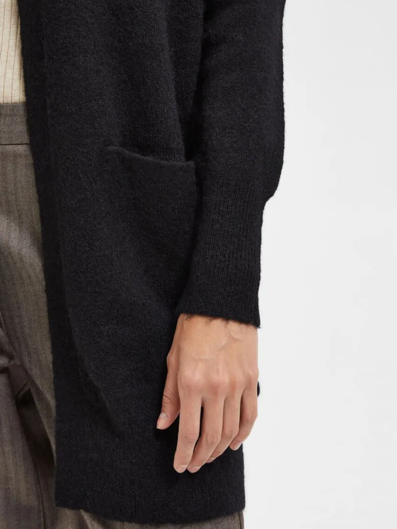 lang_strikket_cardigan_3-2.webp Strik>SELECTED LANG STRIKKET CARDIGAN Black