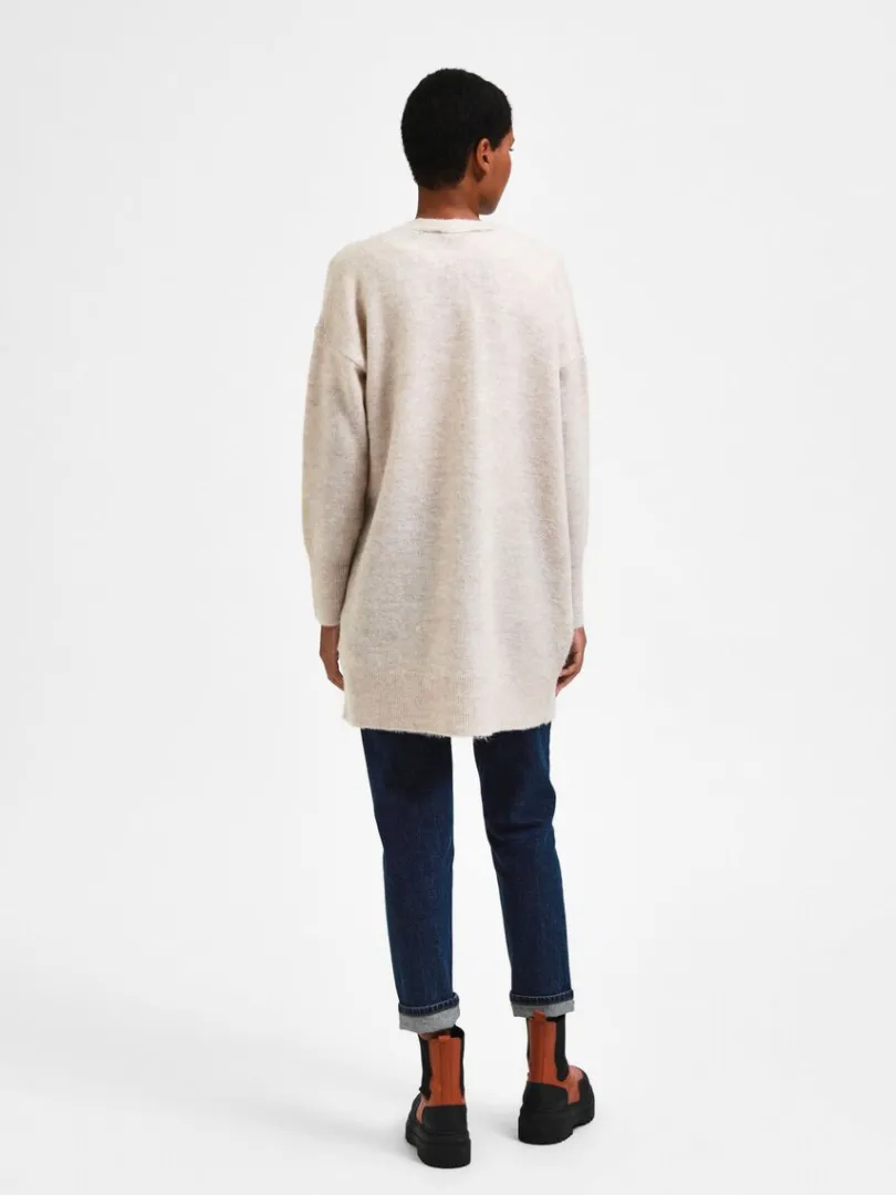 lang_strikket_cardigan_4-4.webp Strik>SELECTED LANG STRIKKET CARDIGAN Beige