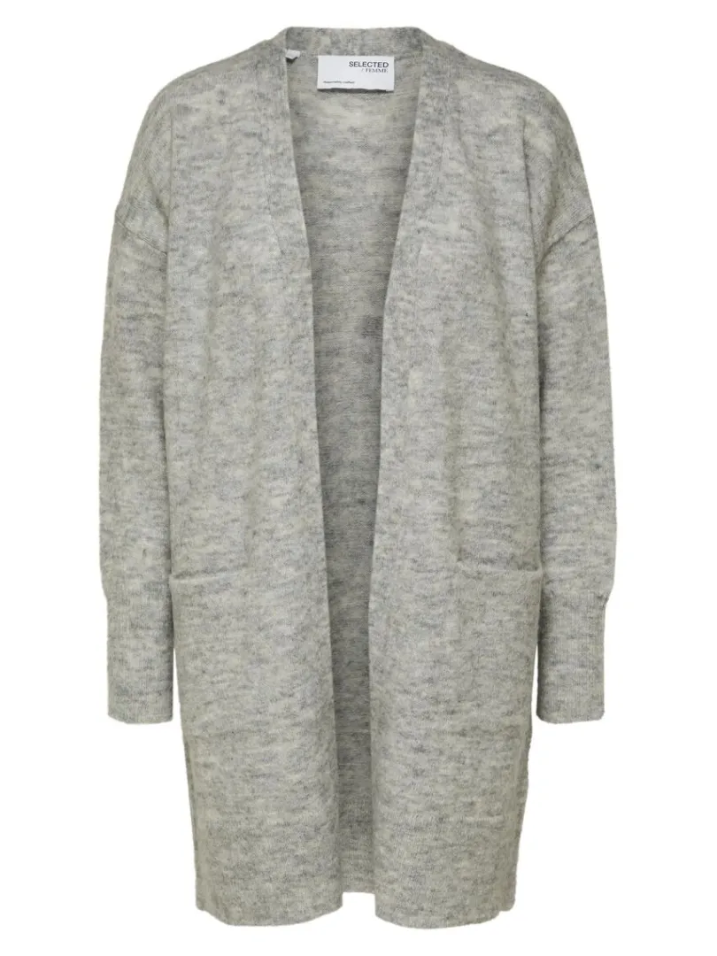 lang_strikket_cardigan_5-3.webp Strik>SELECTED LANG STRIKKET CARDIGAN Grey