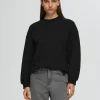 Hættetrøjer & Sweatshirts>SELECTED LANG SWEATSHIRT Black
