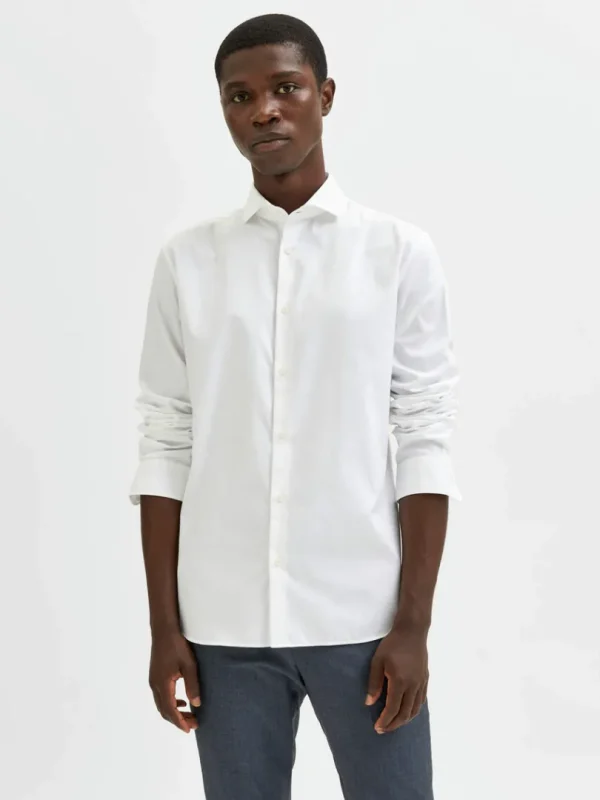 Skjorter>SELECTED LANGE ÆRMER SKJORTE White