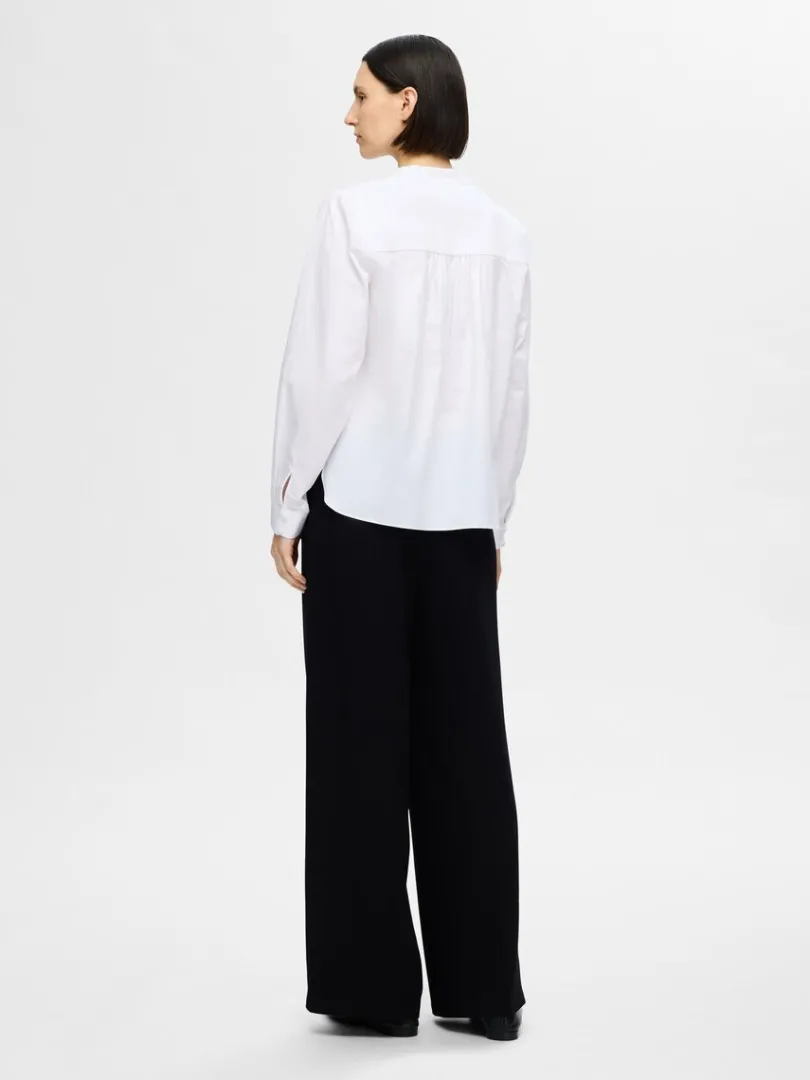 langrmet_bluse_4.webp Toppe Og Bluser>SELECTED LANGÆRMET BLUSE White