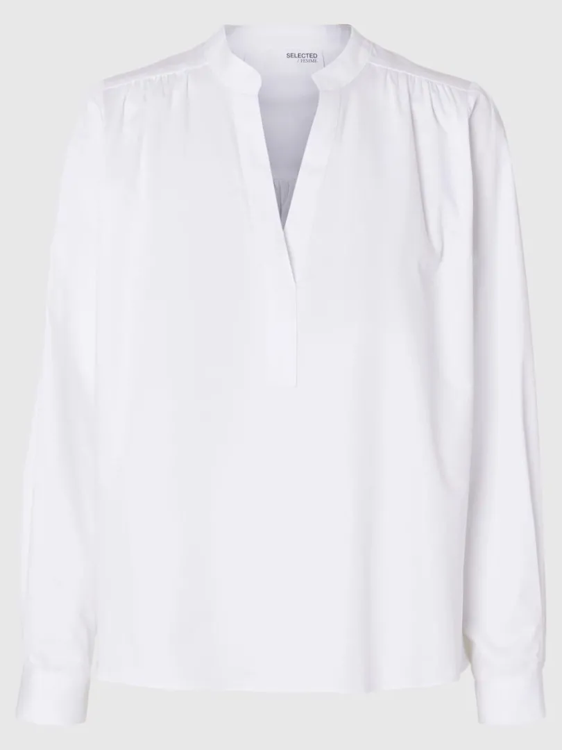 langrmet_bluse_5.webp Toppe Og Bluser>SELECTED LANGÆRMET BLUSE White