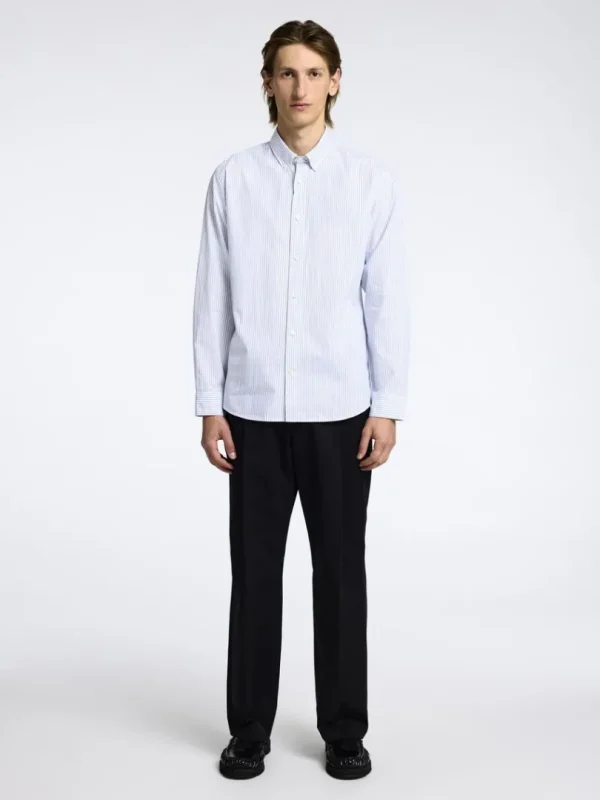 Skjorter>SELECTED LANGÆRMET BUTTON-DOWN SKJORTE Blue