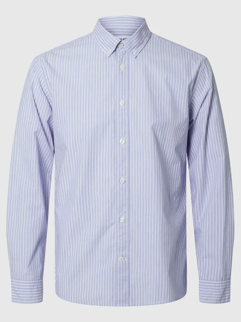 langrmet_buttondown_skjor_4.webp Skjorter>SELECTED LANGÆRMET BUTTON-DOWN SKJORTE Blue