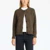Strik>SELECTED LANGÆRMET CARDIGAN Brown