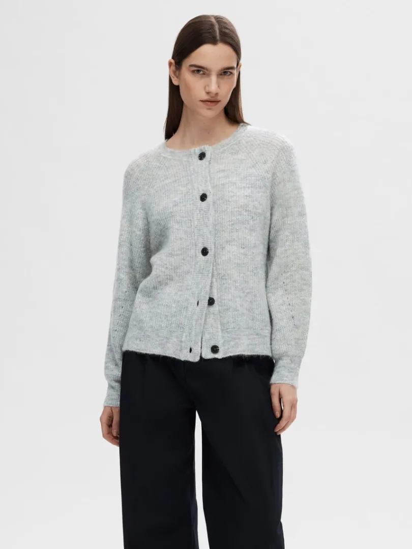 langrmet_cardigan_0-15.webp Strik>SELECTED LANGÆRMET CARDIGAN Grey