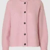 Strik>SELECTED LANGÆRMET CARDIGAN Red