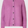 Strik>SELECTED LANGÆRMET CARDIGAN Pink
