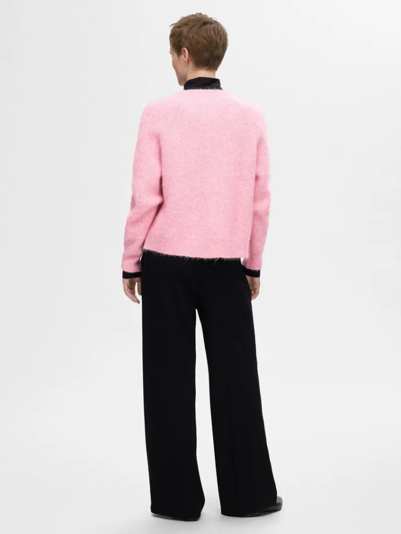 langrmet_cardigan_4-5.webp Strik>SELECTED LANGÆRMET CARDIGAN Pink