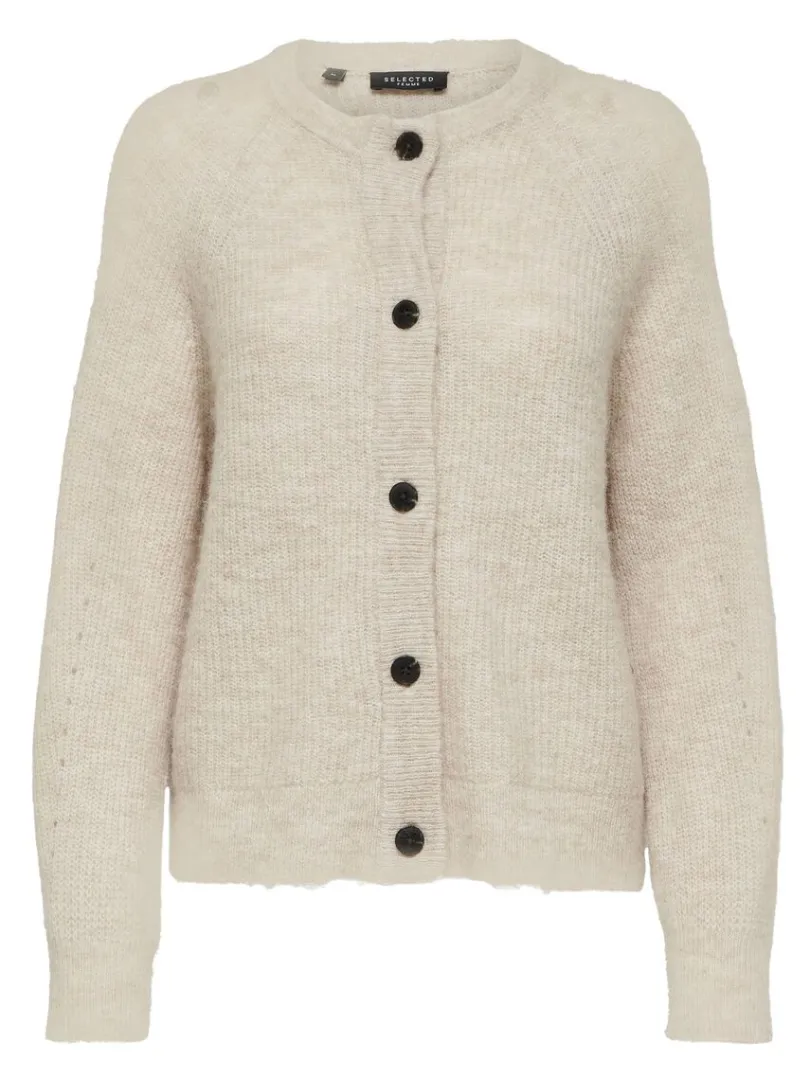 langrmet_cardigan_5-11.webp Strik>SELECTED LANGÆRMET CARDIGAN Beige