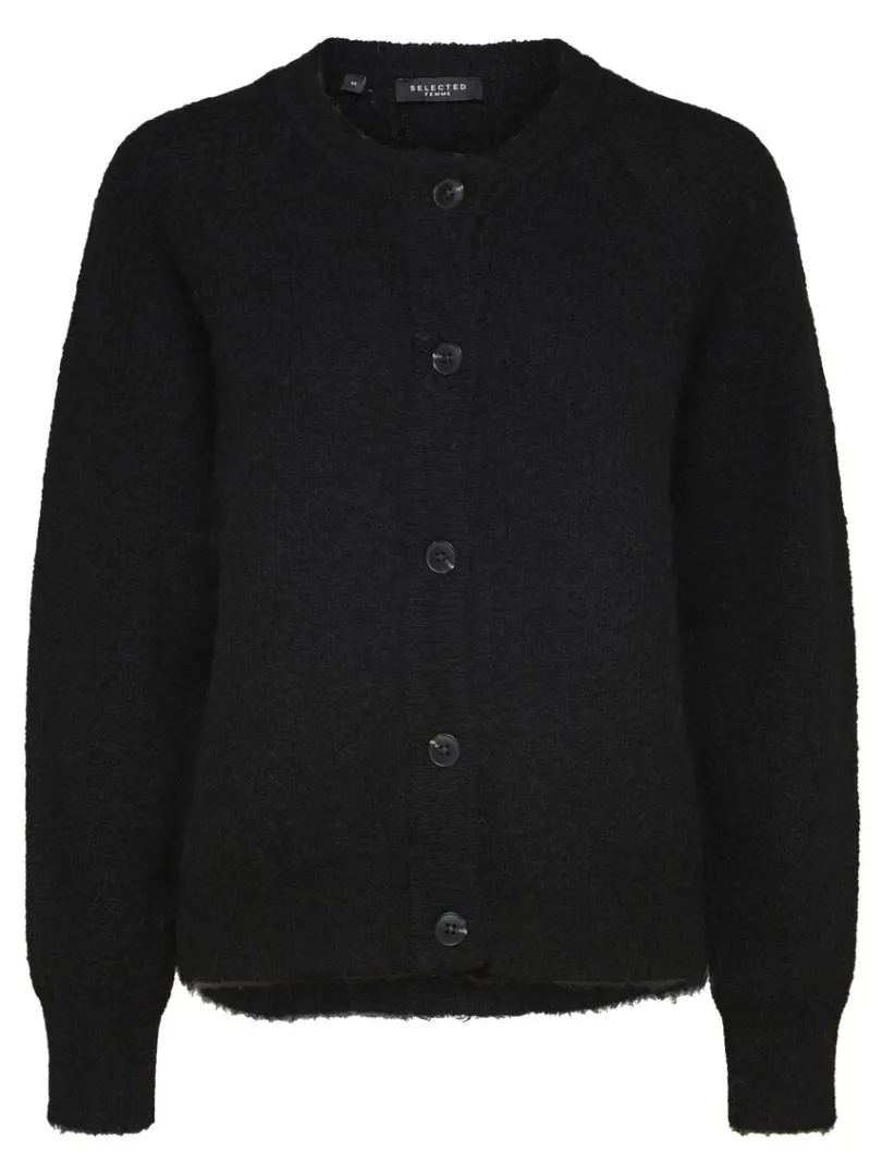 langrmet_cardigan_5-8.webp Strik>SELECTED LANGÆRMET CARDIGAN Black