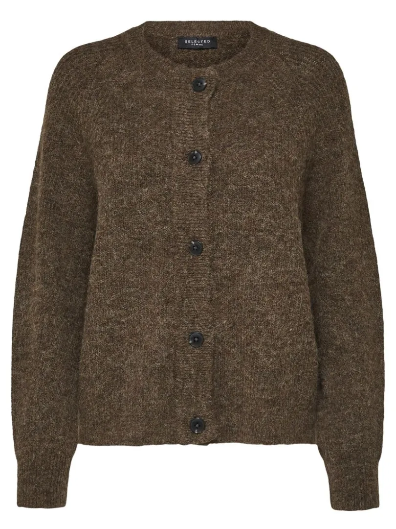 langrmet_cardigan_5.webp Strik>SELECTED LANGÆRMET CARDIGAN Brown