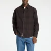Skjorter>SELECTED LANGÆRMET FLANNEL-SKJORTE Brown