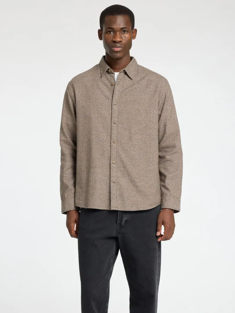 langrmet_flannelskjorte_0-5.webp Skjorter>SELECTED LANGÆRMET FLANNEL-SKJORTE Brown