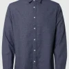 Skjorter>SELECTED LANGÆRMET FLANNEL-SKJORTE Blue