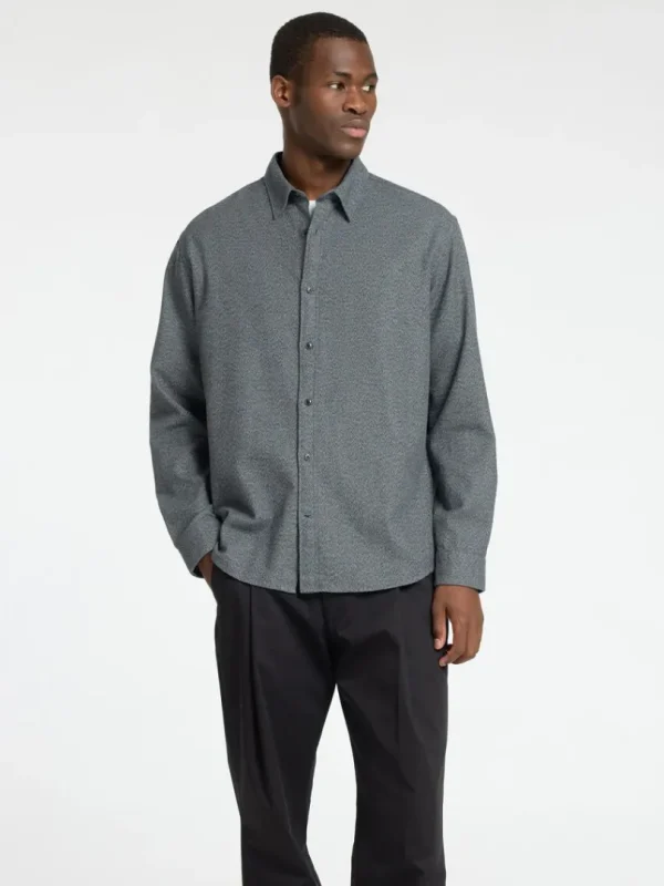 Skjorter>SELECTED LANGÆRMET FLANNEL-SKJORTE Blue