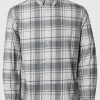 Skjorter>SELECTED LANGÆRMET FLANNEL-SKJORTE White