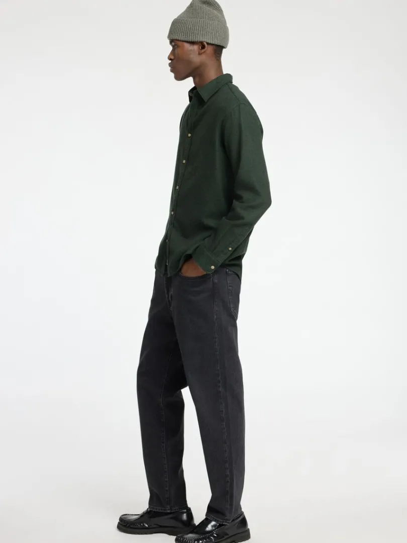 langrmet_flannelskjorte_3.webp Skjorter>SELECTED LANGÆRMET FLANNEL-SKJORTE Green