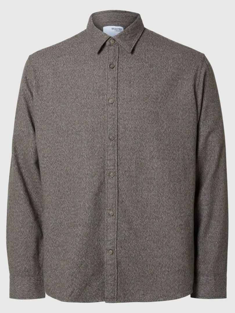 langrmet_flannelskjorte_4-2.webp Skjorter>SELECTED LANGÆRMET FLANNEL-SKJORTE Brown
