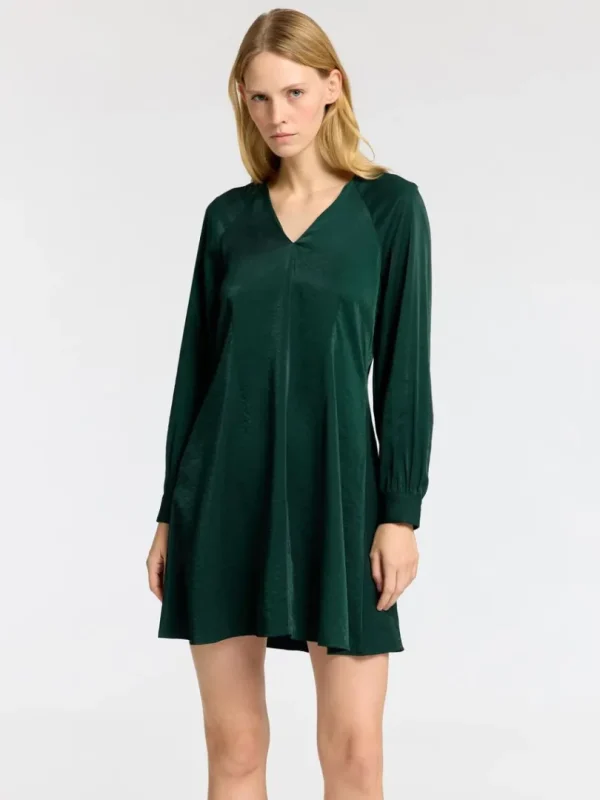 Kjoler>SELECTED LANGÆRMET KORT KJOLE Green