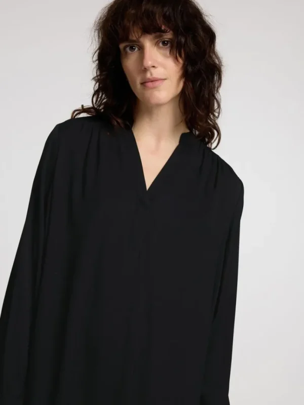 Kjoler>SELECTED LANGÆRMET KORT KJOLE Black