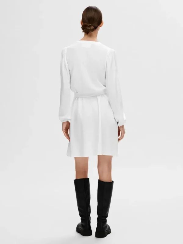 Kjoler>SELECTED LANGÆRMET KORT KJOLE White