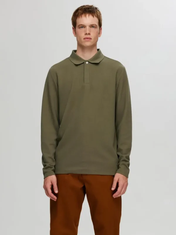 Poloer>SELECTED LANGÆRMET POLO Green