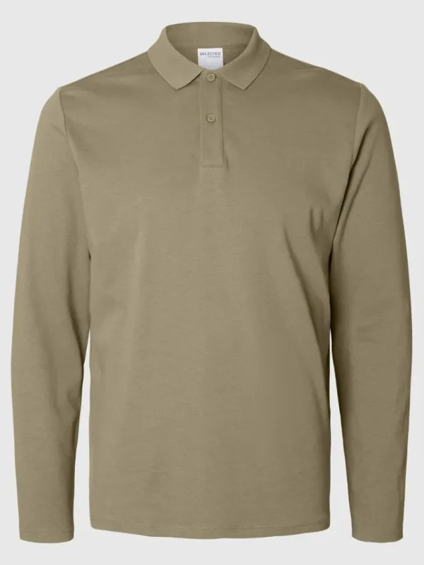 Poloer>SELECTED LANGÆRMET POLO Green