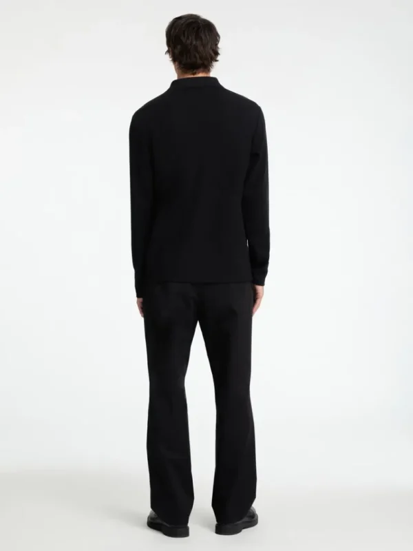 Poloer>SELECTED LANGÆRMET POLO Black