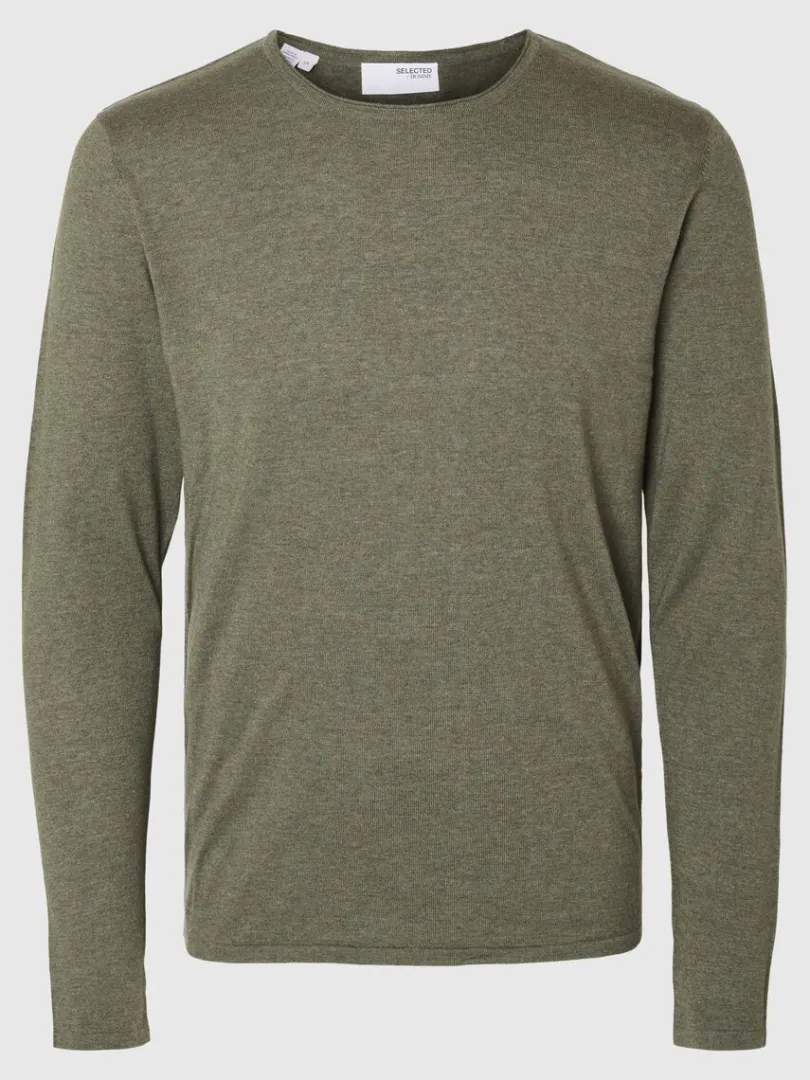 langrmet_pullover_0.webp Strik>SELECTED LANGÆRMET PULLOVER Green