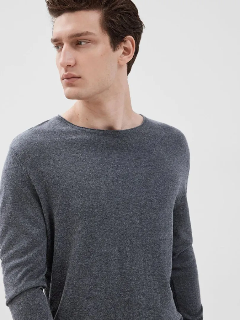 langrmet_pullover_2-1.webp Strik>SELECTED LANGÆRMET PULLOVER Grey