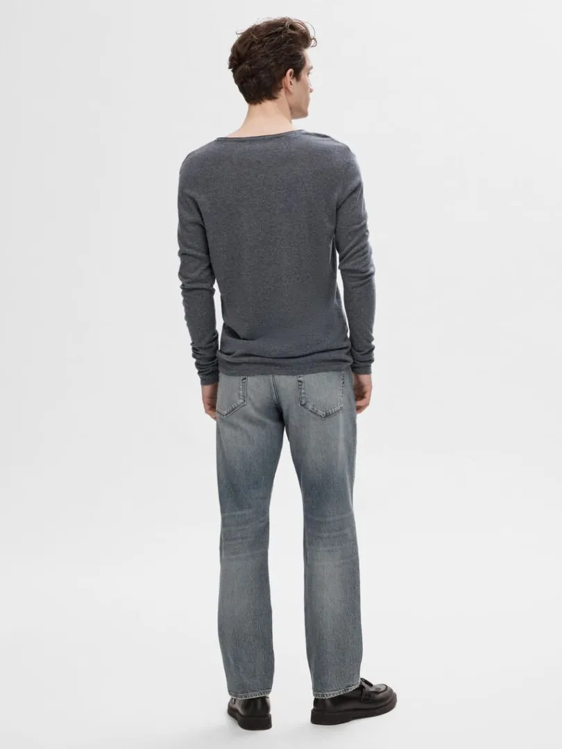 langrmet_pullover_5-1.webp Strik>SELECTED LANGÆRMET PULLOVER Grey