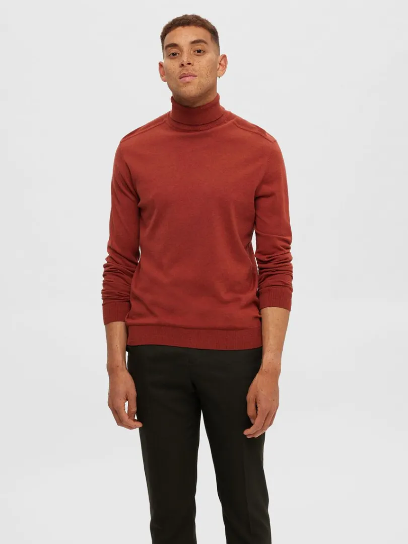 langrmet_rullekrave_pullo_0-8.webp Strik>SELECTED LANGÆRMET RULLEKRAVE PULLOVER Orange