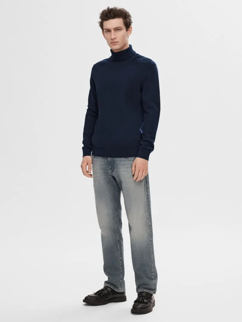langrmet_rullekrave_pullo_1-6.webp Strik>SELECTED LANGÆRMET RULLEKRAVE PULLOVER Blue